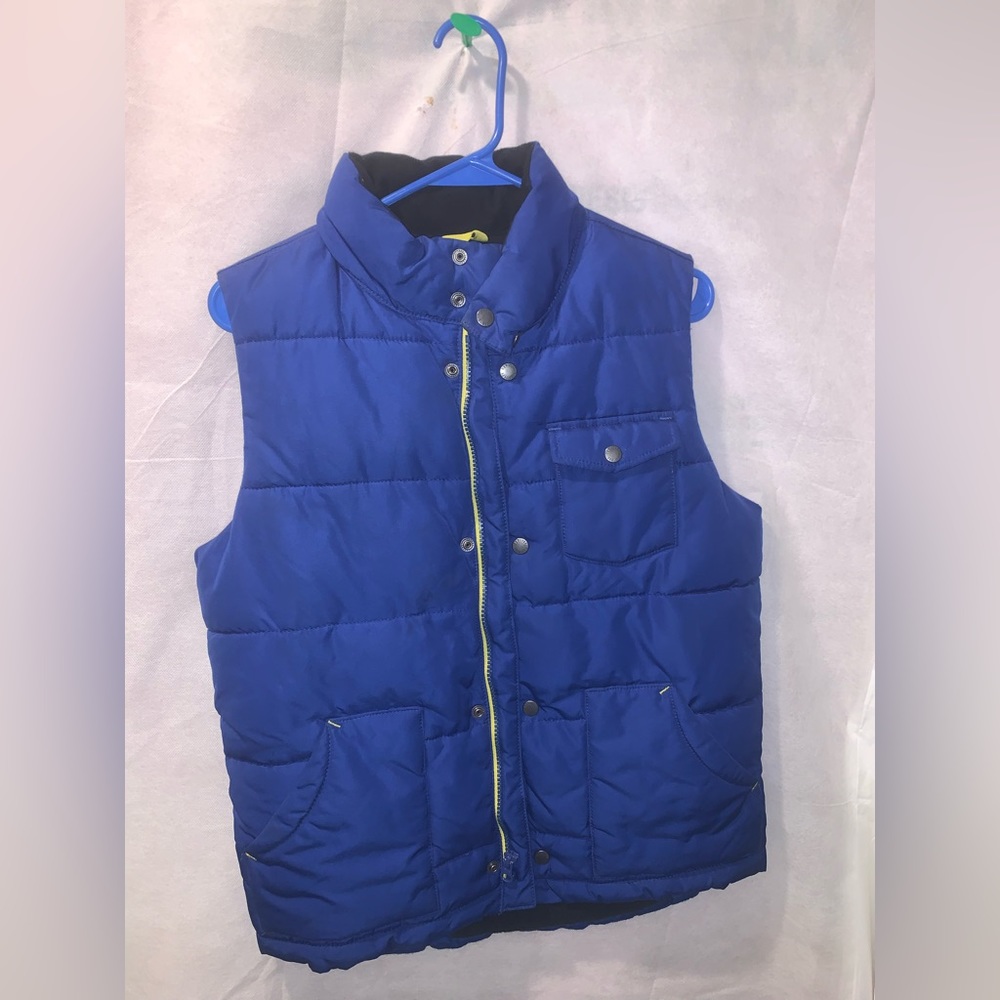 GAPKIDS Boy Vest Blue L zíper